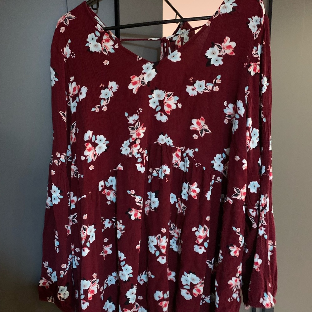 Lane Bryant floral top